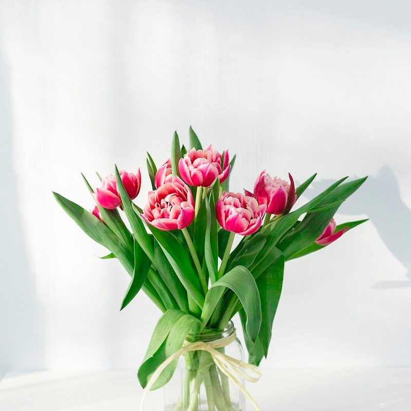 Eternal Crochet Rose & Tulip Bouquet in Box
